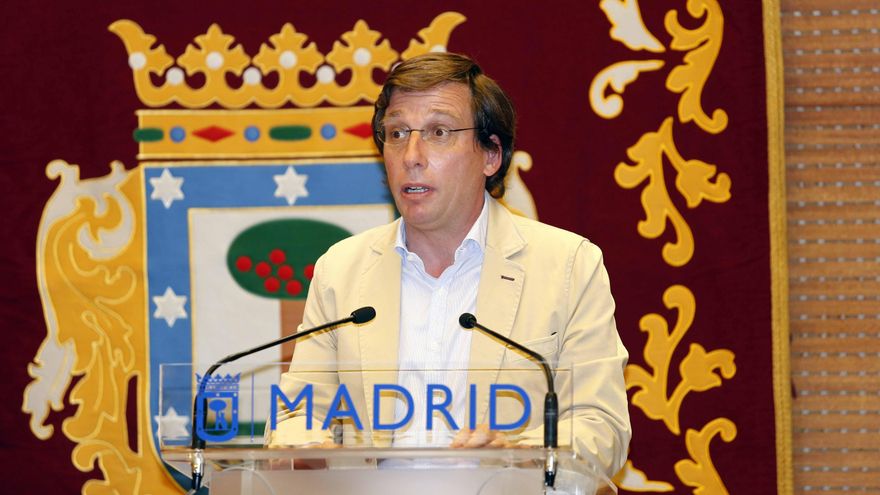 El alcalde del Ayuntamiento de Madrid, José Luis Martínez-Almeida, durante el evento 'Vuelta a la normalidad' de la UNESCO celebrado en el Palacio de Cibeles, en Madrid (España), a 27 de julio de 2020.