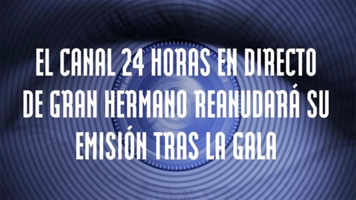Quejas contra Mediaset por desactivar la señal 24 horas de 'Gran Hermano' durante sus galas