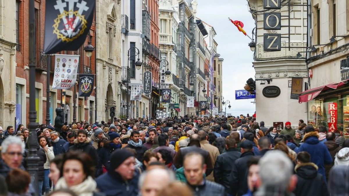 La provincia de León recibió un 5% más de turistas que el año pasado en un mes de abril potenciado por la Semana Santa
