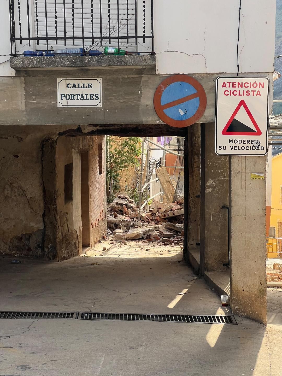 Derrumbe en Viguera