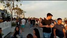 Imagen de la Marina de Valencia el sábado por la trde