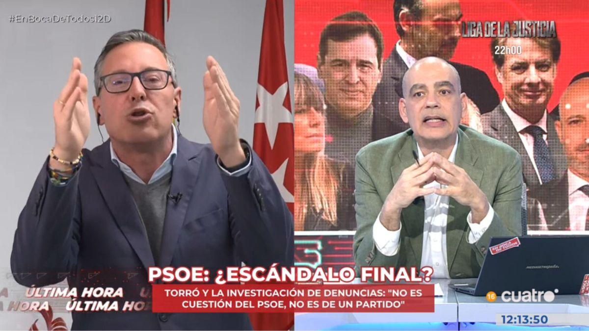 Alfonso Serrano y Nacho Abad, en el programa 'En boca de todos'