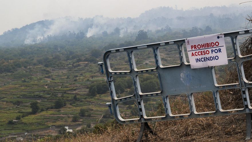 El incendio de Tenerife sigue sin control