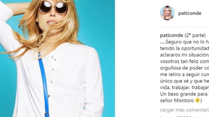 La explicación de Patricia Conde por su aparición entre los deudores con Hacienda