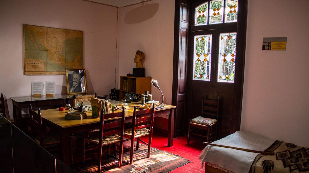 El despacho donde León Trotski trabajó en sus últimos días con vida fue también el lugar donde fue brutalmente agredido.