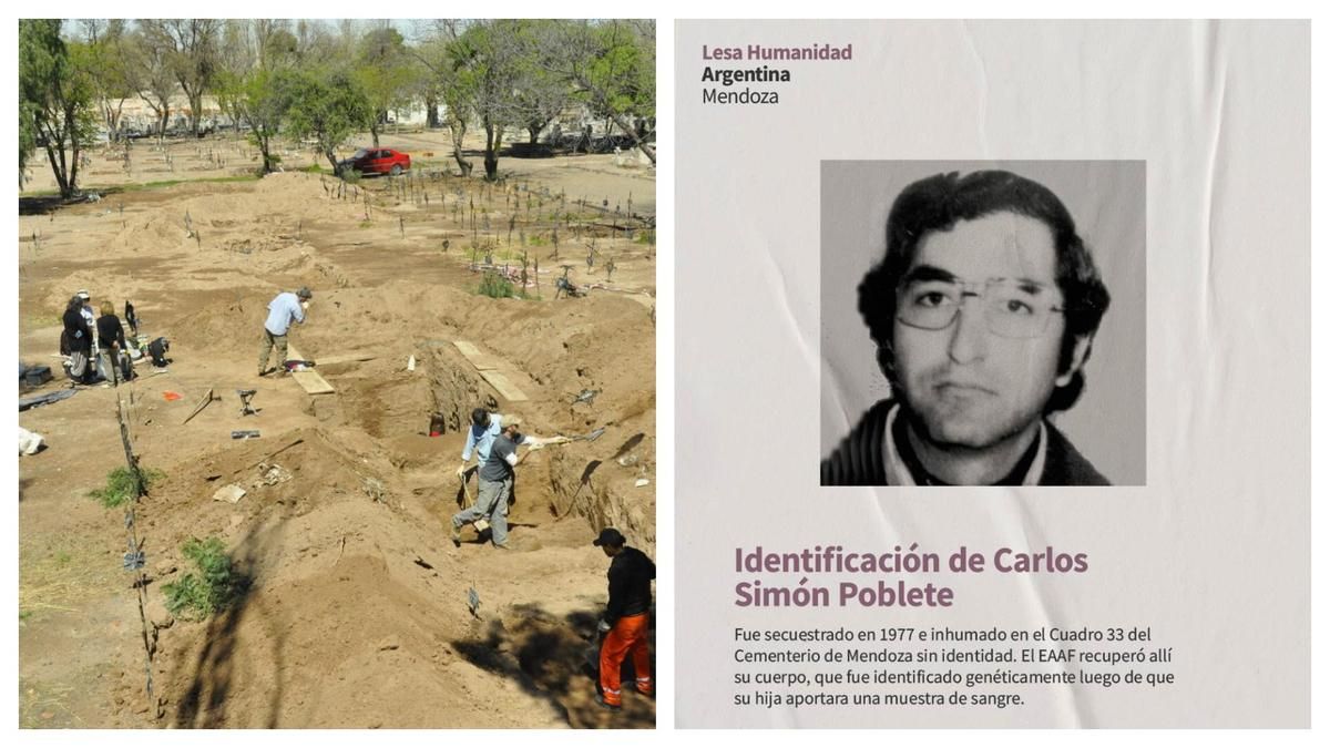 El Cuadro 33 es un sector del Cementerio de la Capital de la Ciudad de Mendoza que estuvo destinado al enterramiento clandestino de víctimas del Terrorismo de Estado. Allí hallaron los restos de Carlos Poblete.