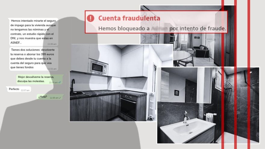 Estafas de cientos de euros asaltan los portales inmobiliarios de Madrid en plena crisis de vivienda