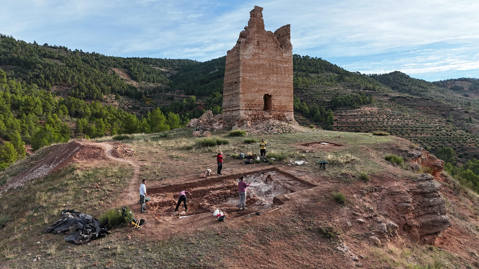 Imagen de archivo de la excavación arqueológica en Haches, en Bogarra (Albacete)