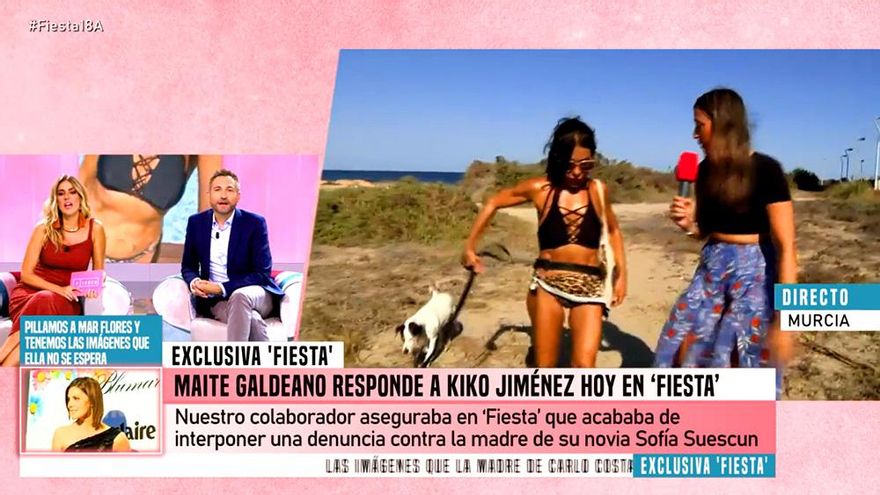 Telecinco se vuelca con los "problemas" de Maite Galdeano pese a los avisos por su salud mental