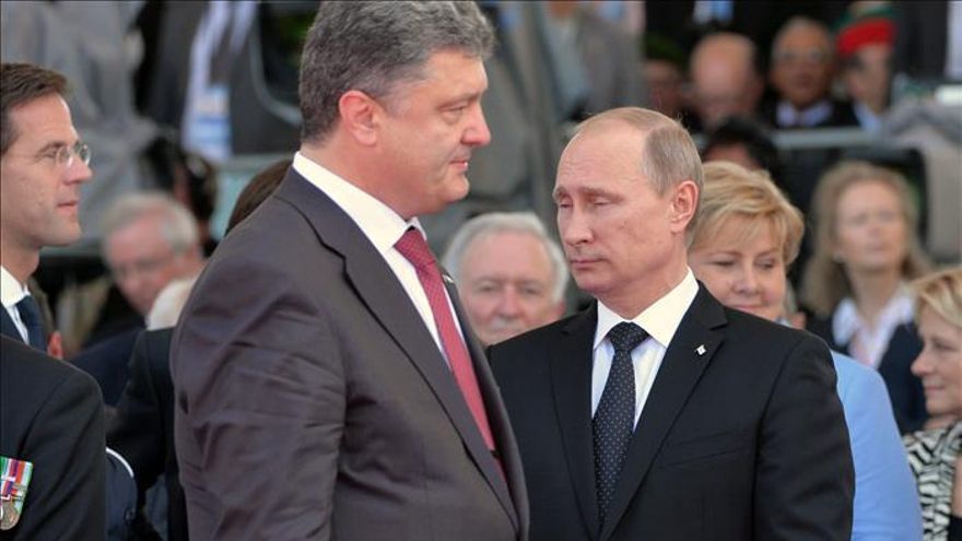 Putin y Poroshenko se reúnen hoy en Minsk