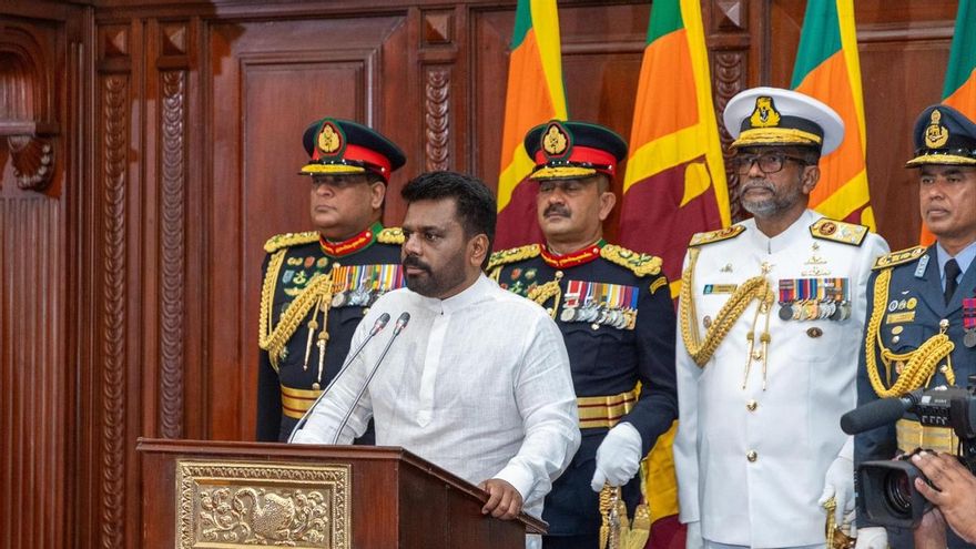 El presidente esrilanqués, Anura Kumara Dissanayake , en una imagen de archivo en 2024.
