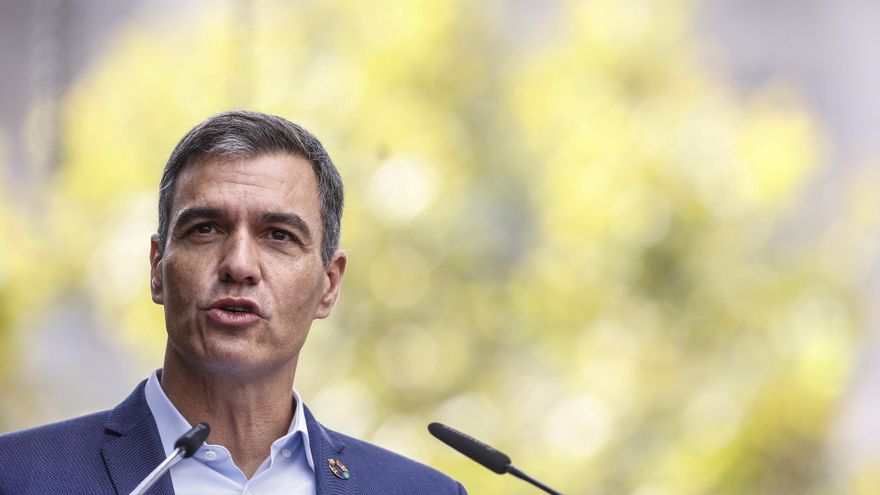 El presidente del Gobierno, Pedro Sánchez