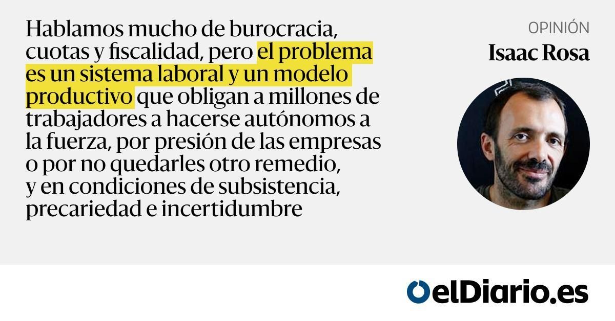 Pobres autónomos y autónomos pobres