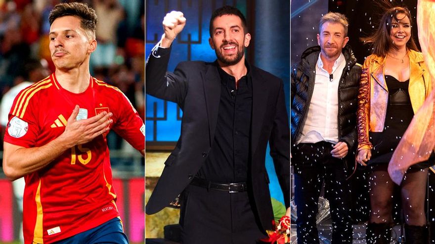 España (25.3%) y 'La Revuelta' (16.3%) firman otra gran noche en TVE, pero 'El Hormiguero' se cuela 20 minutos en ella