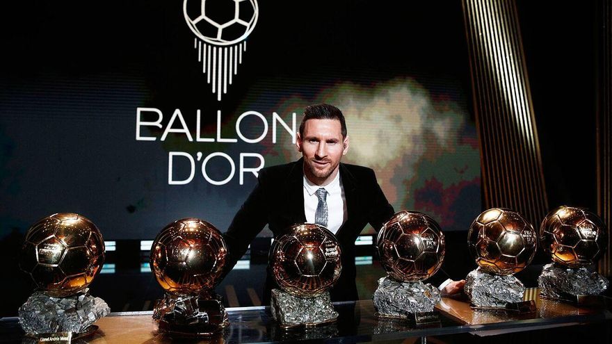 Messi y su colección de Balón de Oro