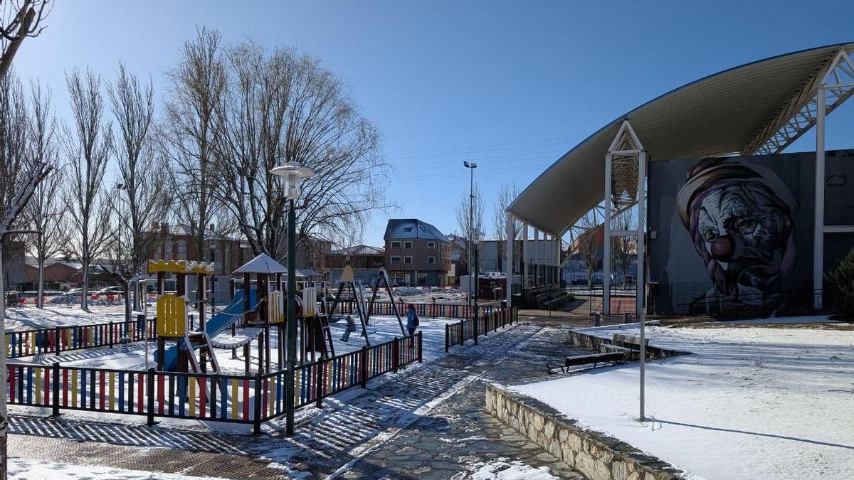 Nieve en Navatejera. 