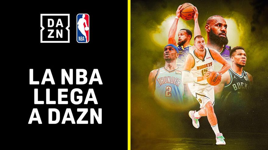 DAZN se suma a Prime Video y también emitirá la NBA en España: se acaba la era de Movistar Plus+ con la liga tras 30 años