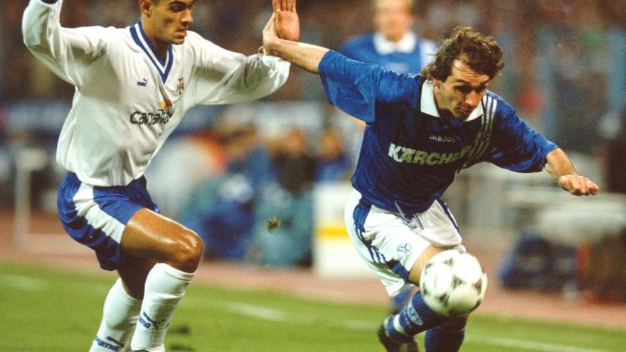 Alexis y Latal en el partido de vuelta.