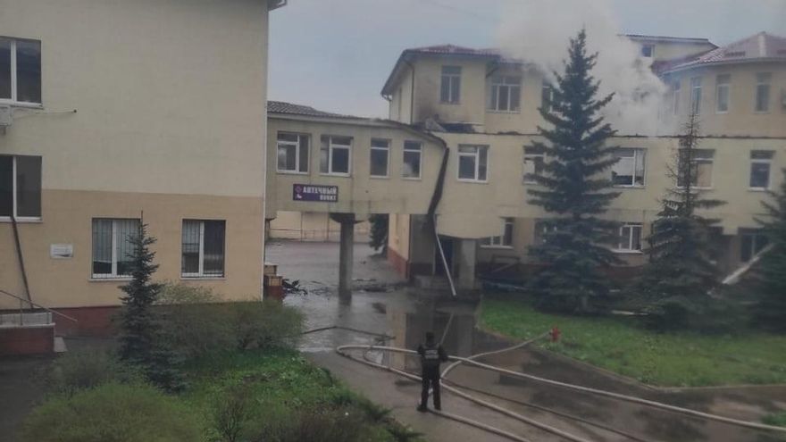 Bombardeo en un hospital en la ciudad de Limán