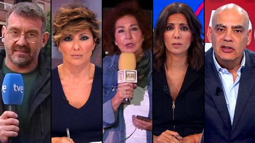 La 1, Antena 3, Telecinco, laSexta y Cuatro también modifican sus parrillas del lunes por la DANA