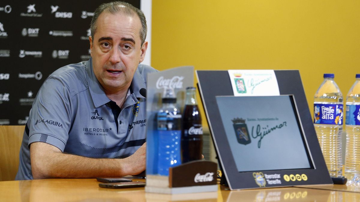 Vidorreta, durante su rueda de prensa
