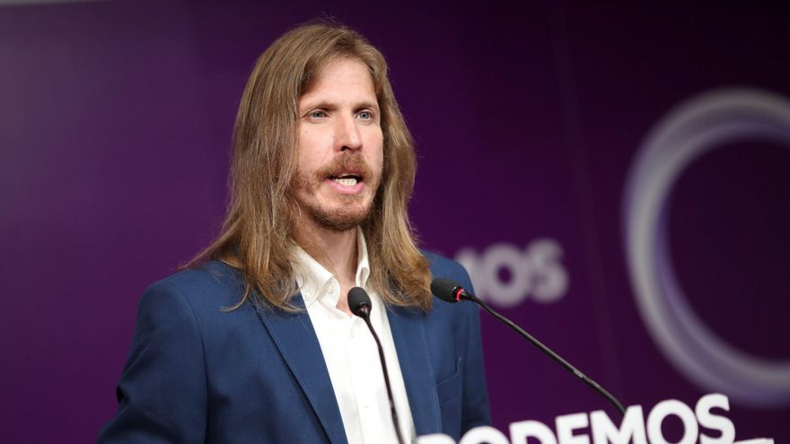 El portavoz de Podemos, Pablo Fernández. EFE/David Fernández/Archivo