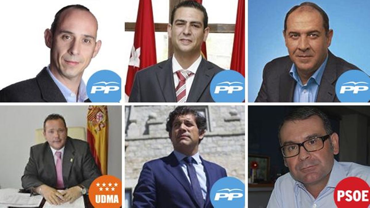 David Rodríguez (Casarrubuelos), Gonzalo Cubas (Torrejón de Velasco), José Carlos Boza (Valdemoro), Antonio Sánchez (Serranillos del Valle), Agustín Juárez (Collado Villalba) y José María Fraile (Parla).