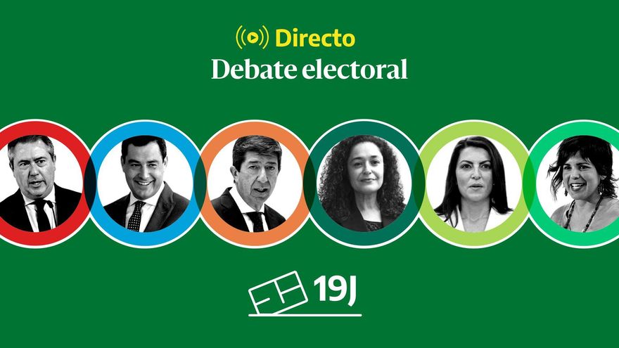 Sigue en directo el segundo y último debate de las elecciones de Andalucía