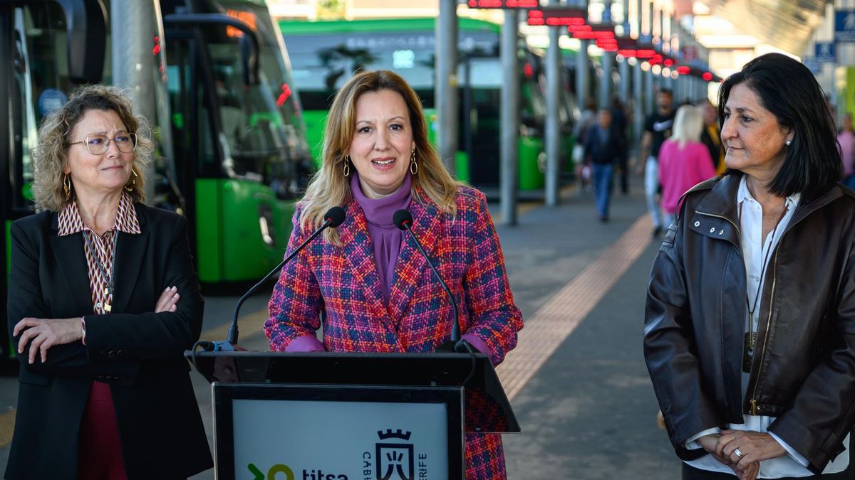 Guaguas de dos pisos para descongestionar el tráfico en las autopistas de Tenerife