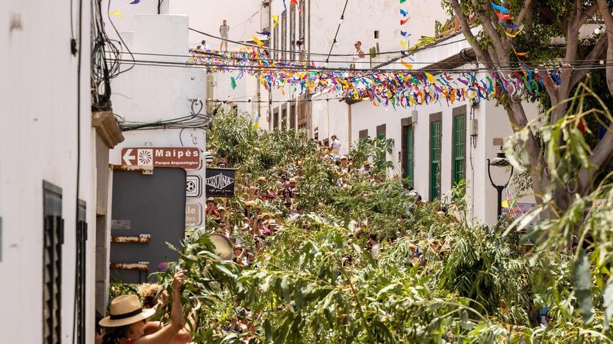 Agaete celebra la tradicional Bajada de la Rama