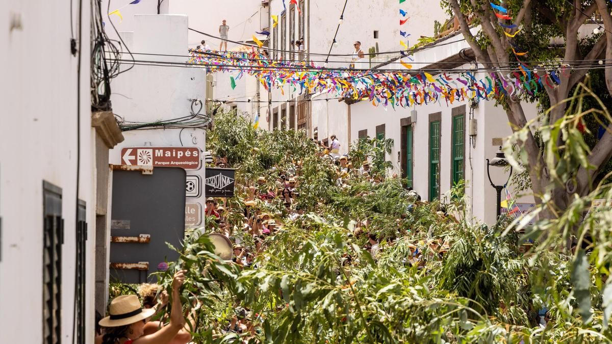 Agaete celebra la tradicional Bajada de la Rama
