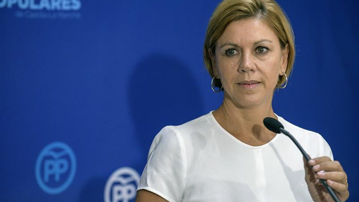 La secretaria general del PP, María Dolores de Cospedal.