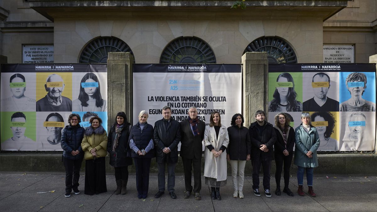 El Gobierno de Navarra presenta una nueva campaña institucional con motivo del Día Internacional de la Eliminación de la Violencia contra las Mujeres.