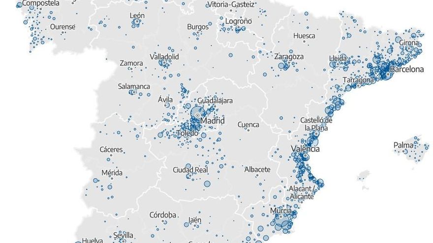 MAPA | Castilla-La Mancha, entre las regiones con más viviendas en la Sareb para convertir en alquiler asequible