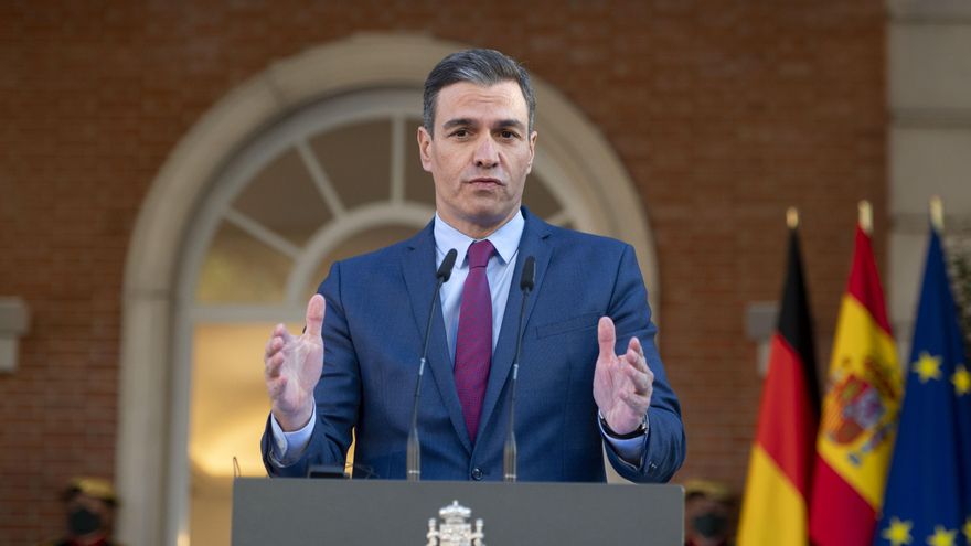 El presidente del Gobierno, Pedro Sánchez