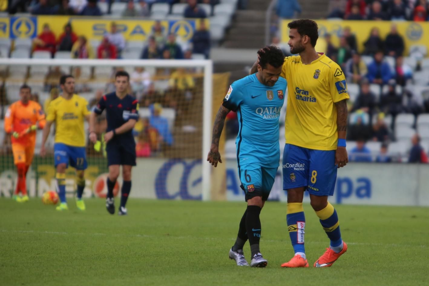 Imágenes del partido entre la UD Las Palmas y el FC Barcelona en el Estadio de Gran Canaria. (Alejandro Ramos).
