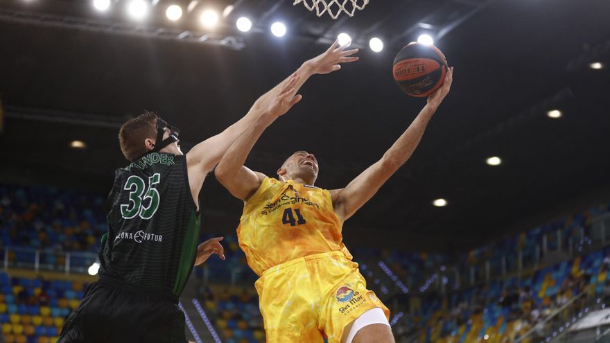 La intensidad ofensiva del CB Gran Canaria acaba con el Joventut