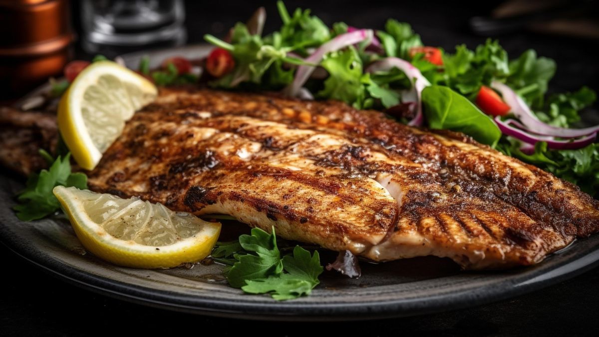 Filete pescado con verduras