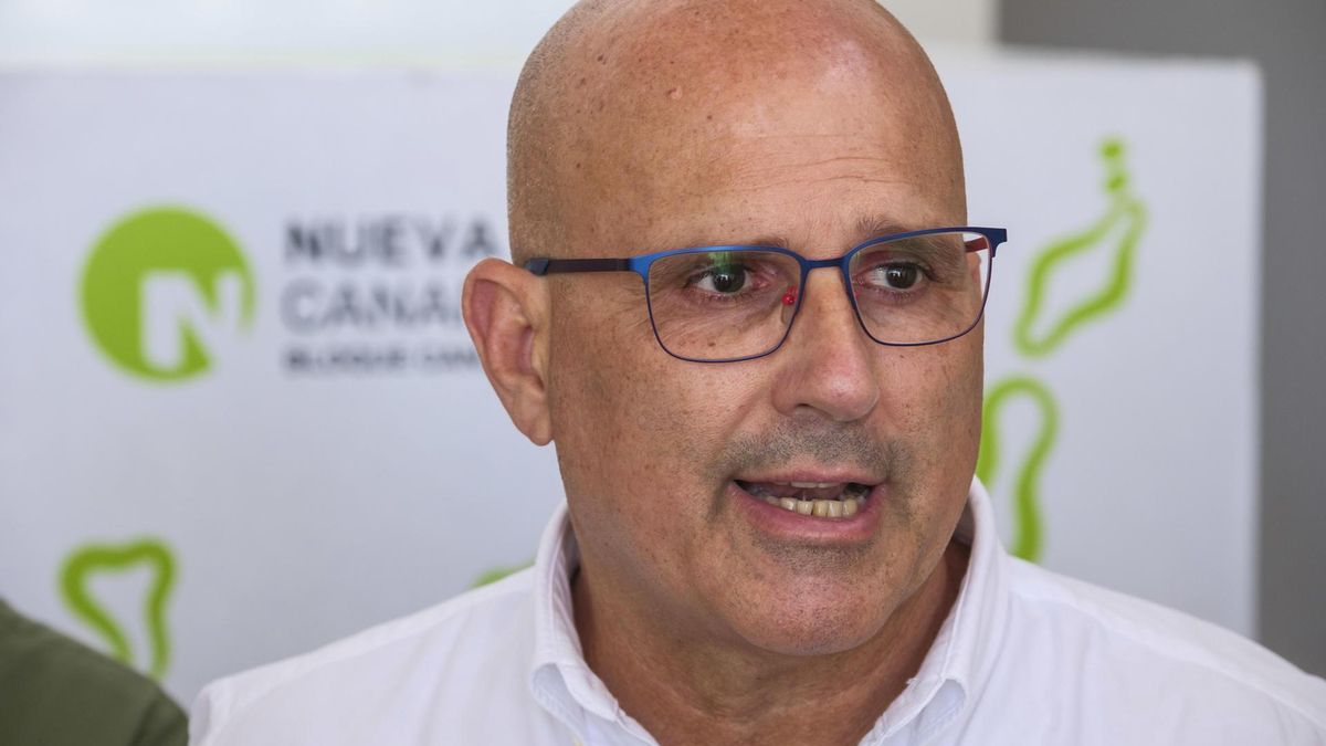 El secretario general insular en Gran Canaria de Nueva Canarias-Bloque Canarista, Agustín Arencibia. EFE/ Angel Medina G.