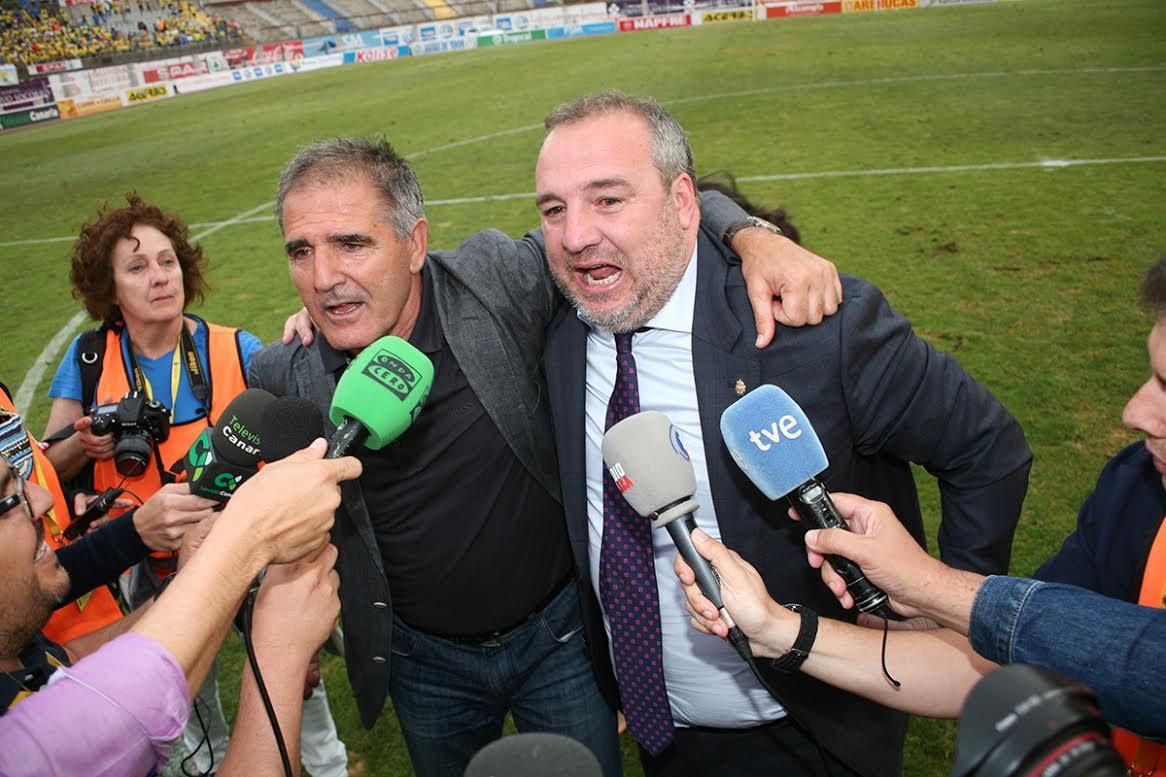 Miguel Ángel Ramírez y Paco Herrera. (ALEJANDRO RAMOS)