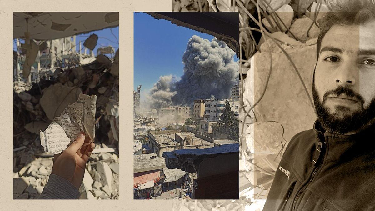 Imágenes de Nemr compartidas con elDiario.es desde Ciudad de Gaza