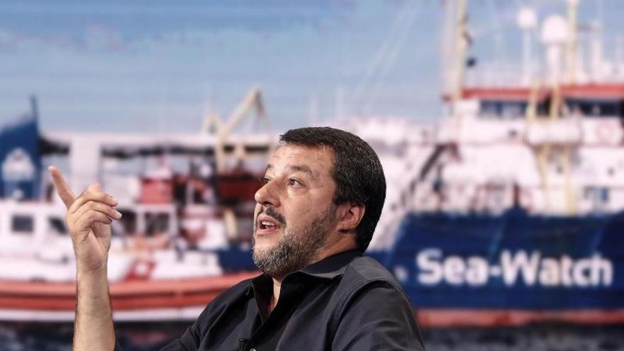 El vicepresidente del Gobierno y ministro de Interior italiano, Matteo Salvini.