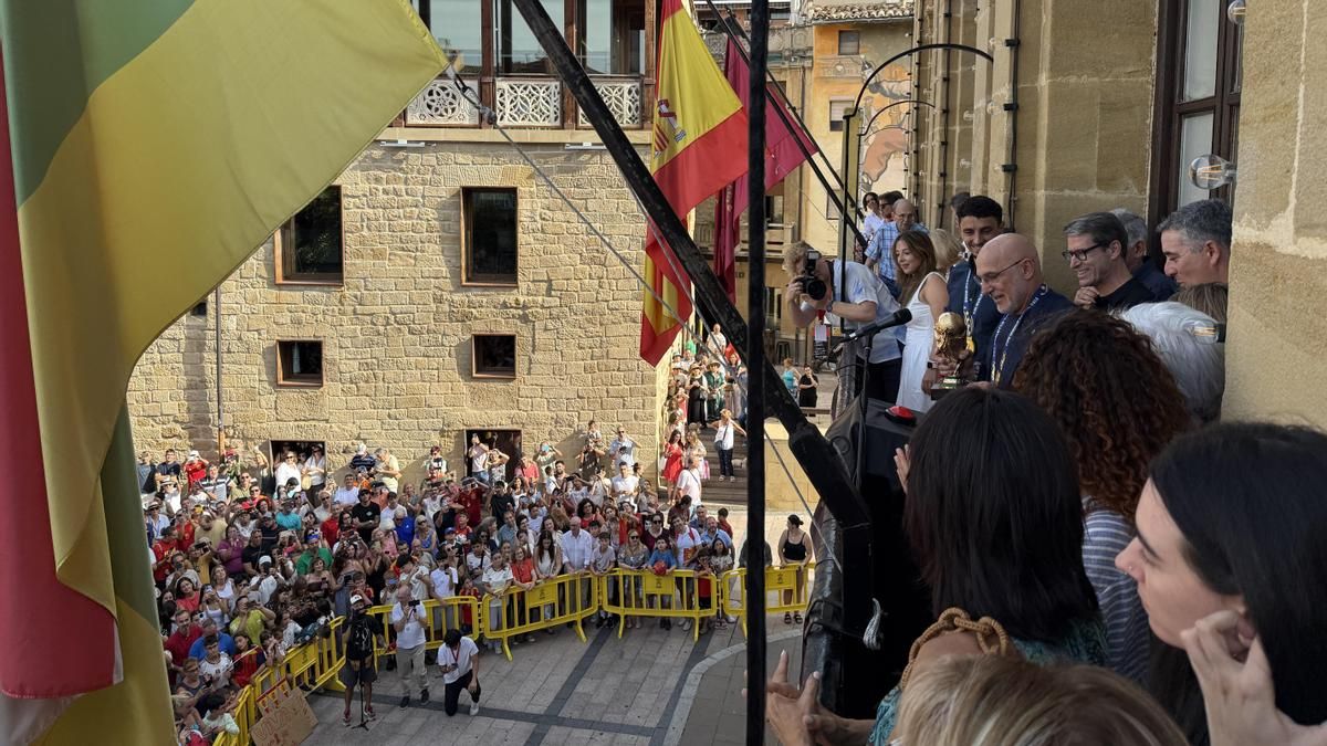 El homenaje al campeón del mundo Luis de la Fuente en Haro, en imágenes