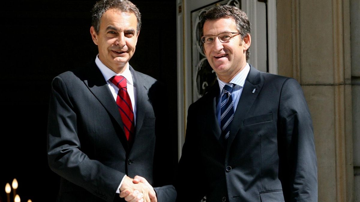 Zapatero y Feijóo, el más tonto hace relojes