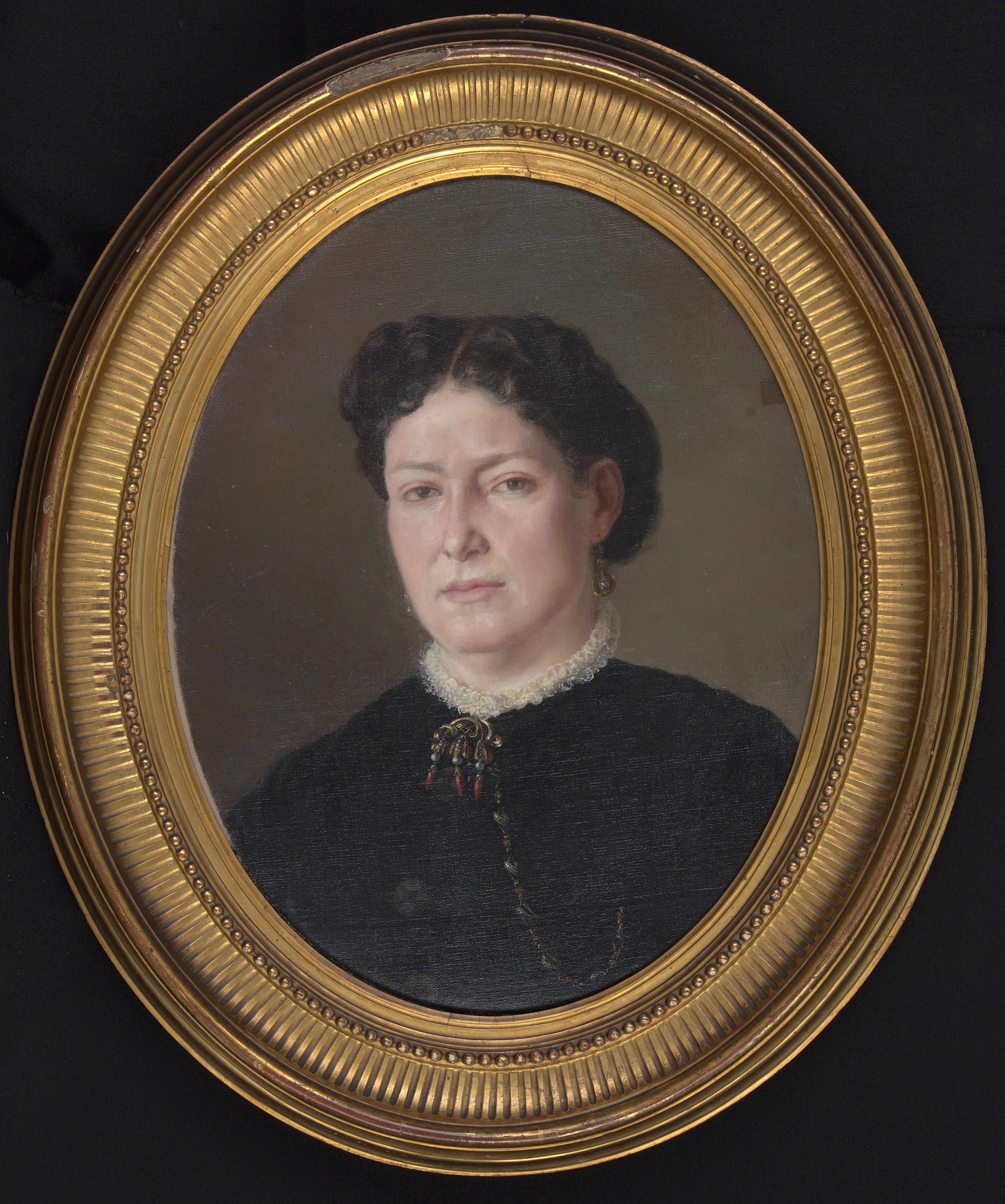 Retrato de dama, autor desconocido