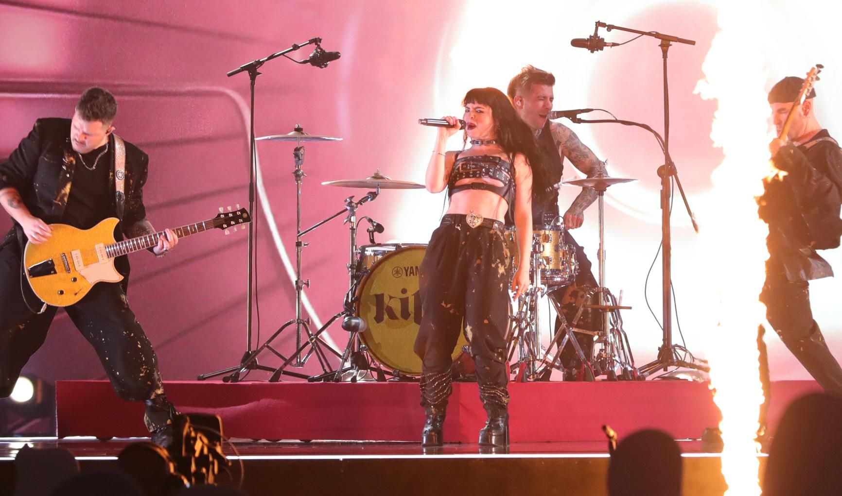 KITAI en su actuación de la primera semifinal del Benidorm Fest 2026