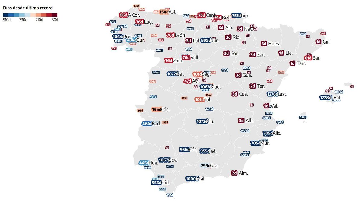 mapa records