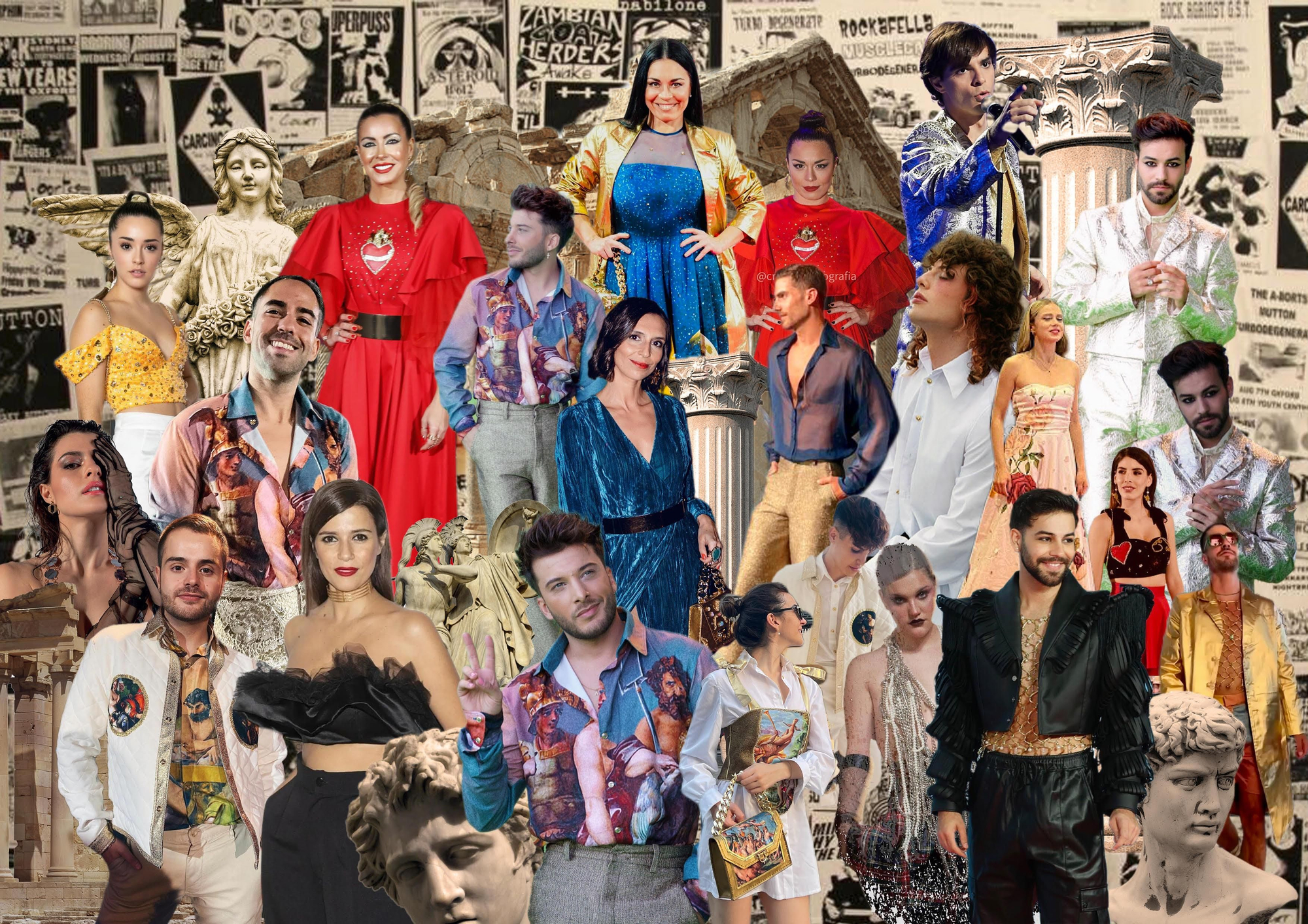 Famosos que visten diseños de Pedro Juan Glez.