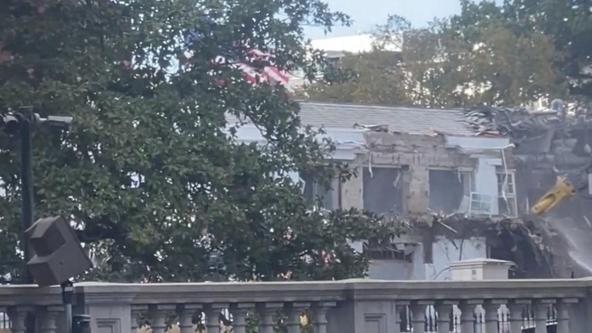 Trump inicia la demolición del Ala Este de la Casa Blanca para construir un salón de 250 millones
