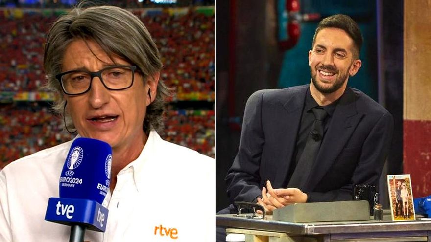 "¡Broncano ya es de todos!": TVE promocionó por primera vez el fichaje del cómico en la semifinal de la Eurocopa